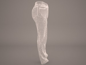 blue jeans 3D Model