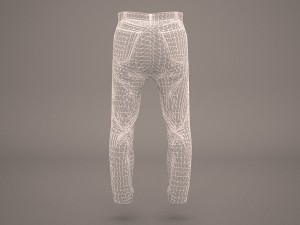 blue jeans 3D Model