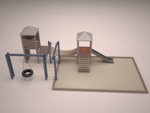 playground 3D-Modell