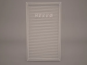 letter board sign 3D Model
