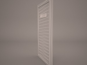 letter board sign Modelo 3D