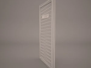 letter board sign 3D Model