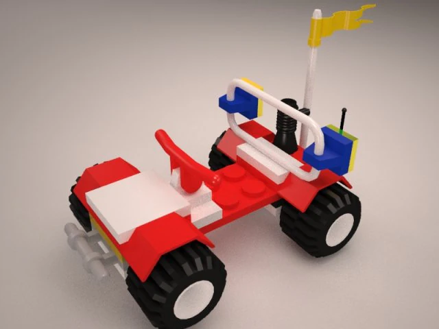 lego car 3D Model .c4d .max .obj .3ds .fbx .stl .blend 