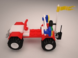 lego car Model 3D