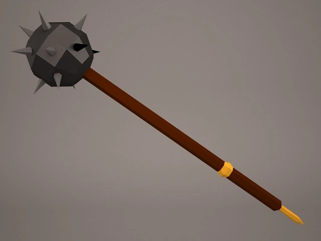 mace 2 3D Model .c4d .max .obj .3ds .fbx .stl .blend
