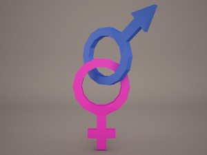 gender symbol 3D मॉडल