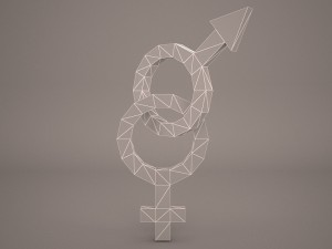 gender symbol 3D Model