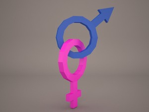 gender symbol 3D Model