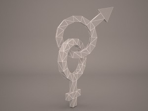gender symbol 3D Model