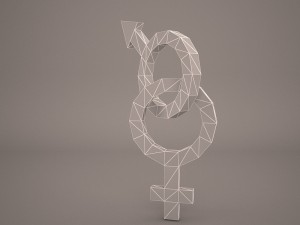 gender symbol 3D Model
