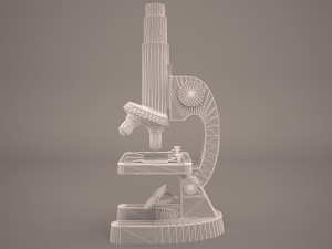 microscope 3Dモデル