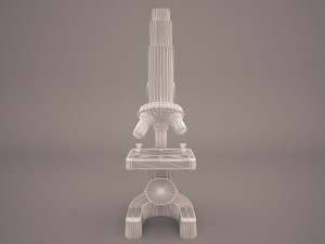 microscope 3Dモデル