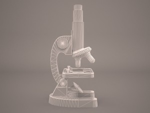microscope 3Dモデル