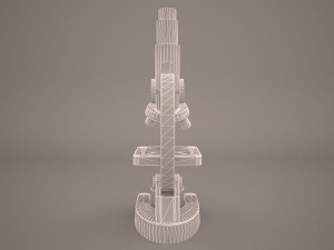 microscope 3Dモデル