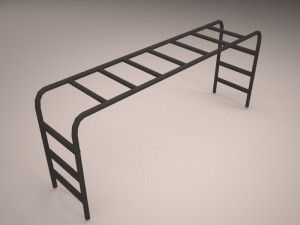 monkey bars Modello 3D