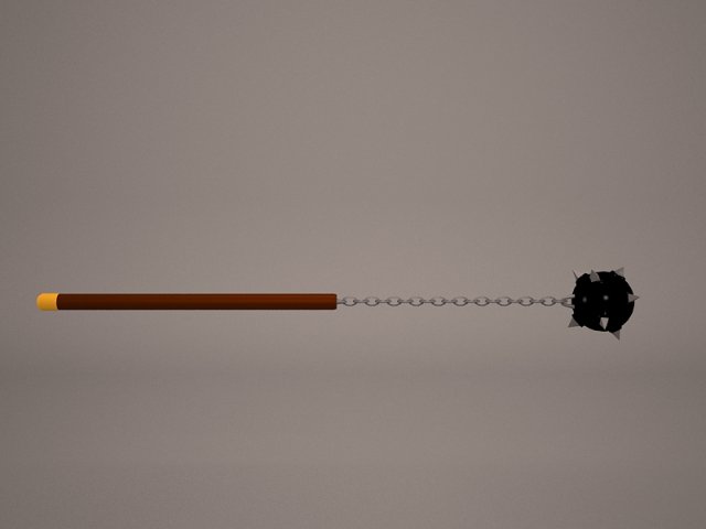 mace 4 3D Model .c4d .max .obj .3ds .fbx .stl .blend 