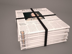 newspaper 3D 모델