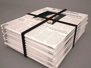 newspaper 3D Model