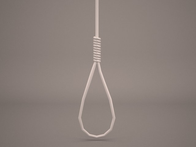 noose Model 3D .c4d .max .obj .3ds .fbx .stl .blend 
