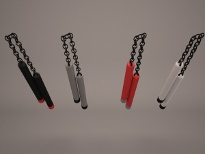 nunchucks Modelo 3D