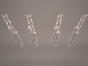 nunchucks Modelo 3D