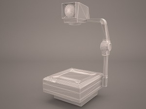 overhead projector 3D Модель