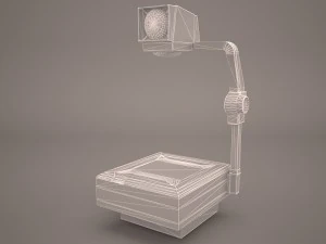 overhead projector 3D Model