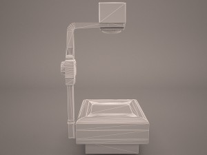 overhead projector 3D Модель