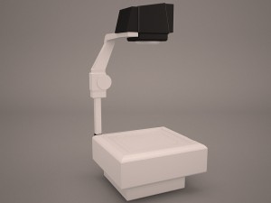 overhead projector 3D Модель