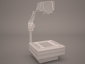 overhead projector 3D Модель