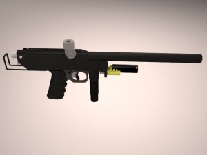 paintball Model 3D