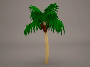 खजूर का पेड़ 3D मॉडल
