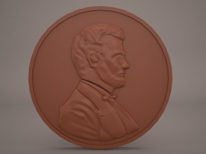 us penny 3D Model