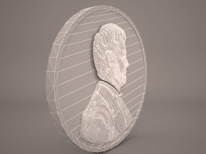 us penny 3D Model