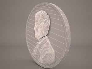 us penny 3D Model