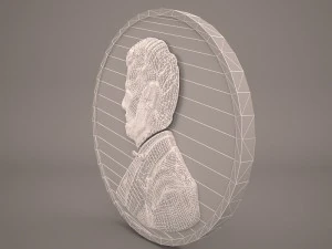 us penny 3D Model