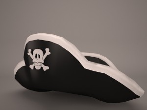 pirate hat 3D 모델