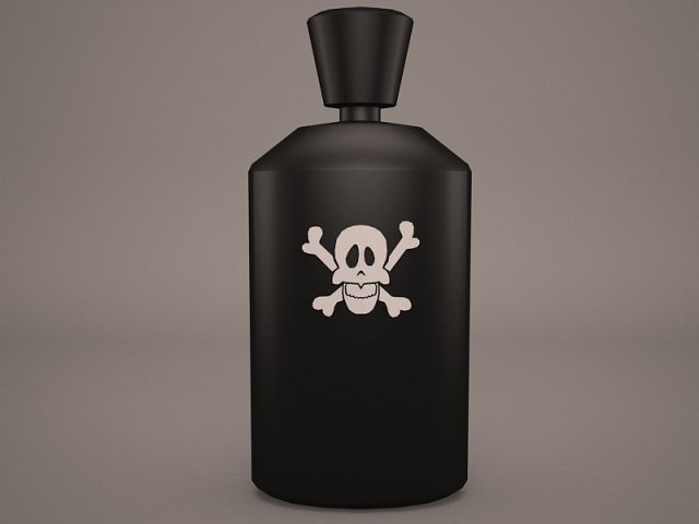 poison bottles 3D मॉडल .c4d .max .obj .3ds .fbx .stl .blend 