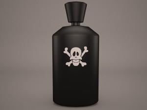 poison bottles 3Dモデル
