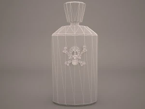 poison bottles 3D Model