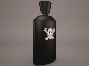 poison bottles 3D Model