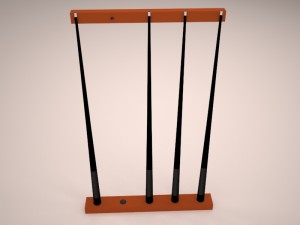 pool rack Modelo 3D