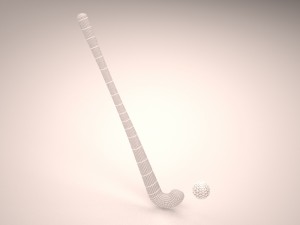 field hockey stick 3D मॉडल