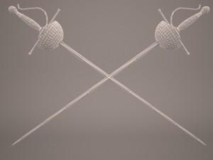 rapier sword 3D 모델