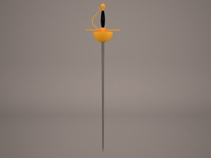 rapier sword 3D 모델