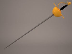 rapier sword 3D 모델