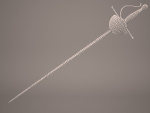 rapier sword 3D 모델