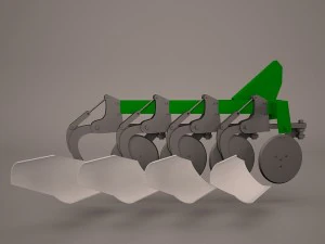 plough reversible hydraulic 3D Model