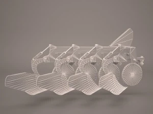 plough reversible hydraulic 3D Model