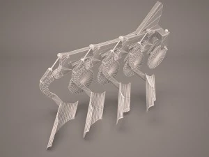 plough reversible hydraulic 3D Model